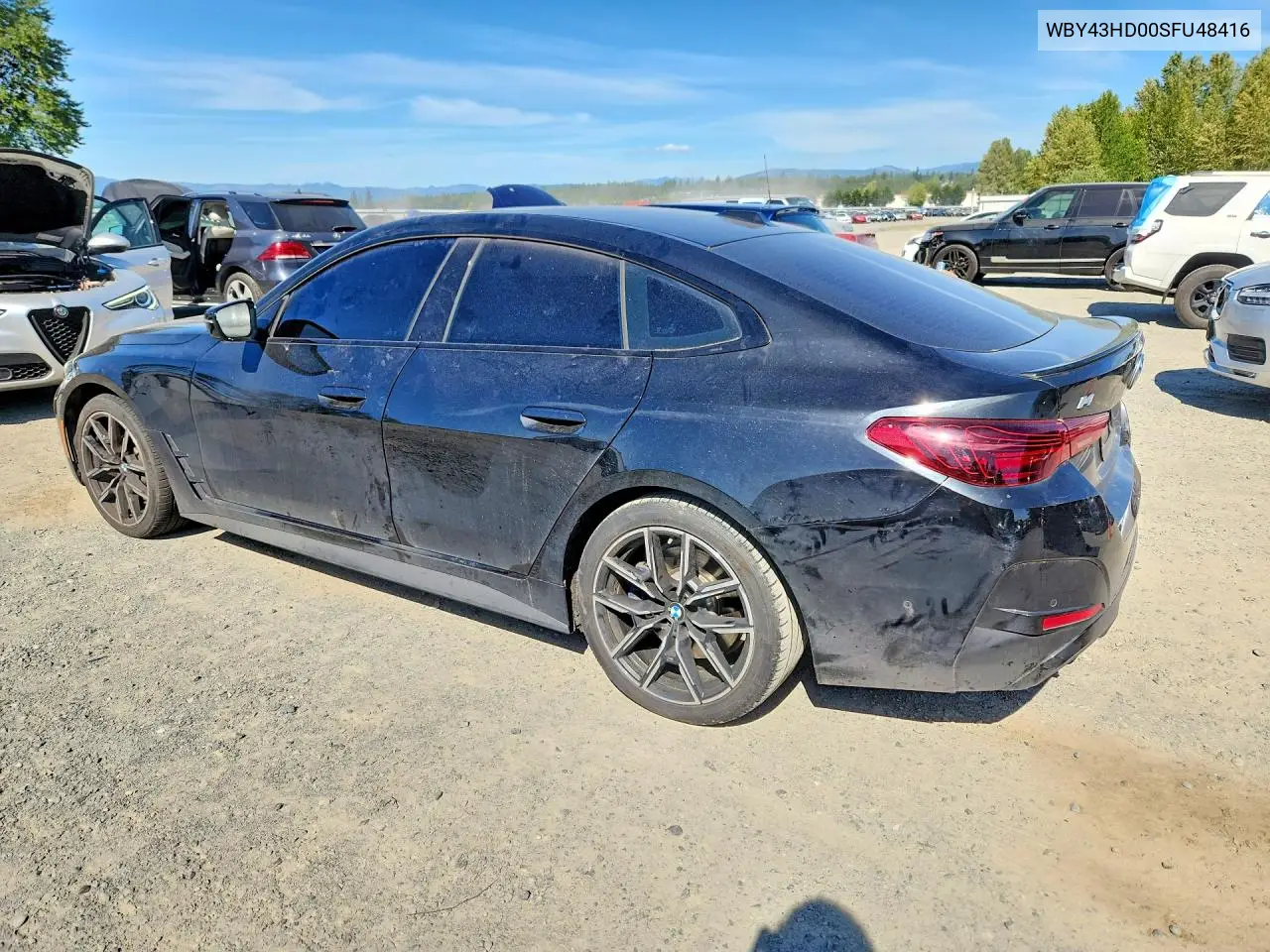 2025 BMW I4 xDrive 40 VIN: WBY43HD00SFU48416 Lot: 53067816