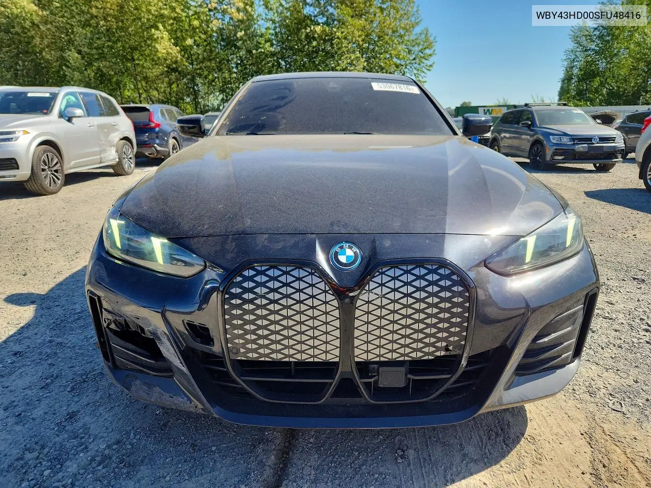 2025 BMW I4 xDrive 40 VIN: WBY43HD00SFU48416 Lot: 53067816