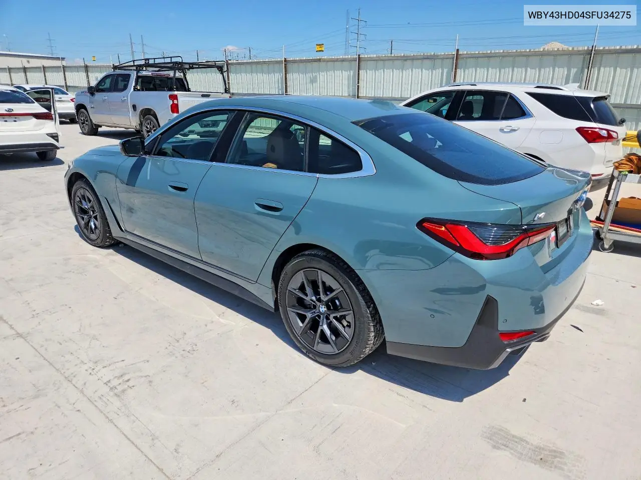 2025 BMW I4 xDrive 40 VIN: WBY43HD04SFU34275 Lot: 53181676