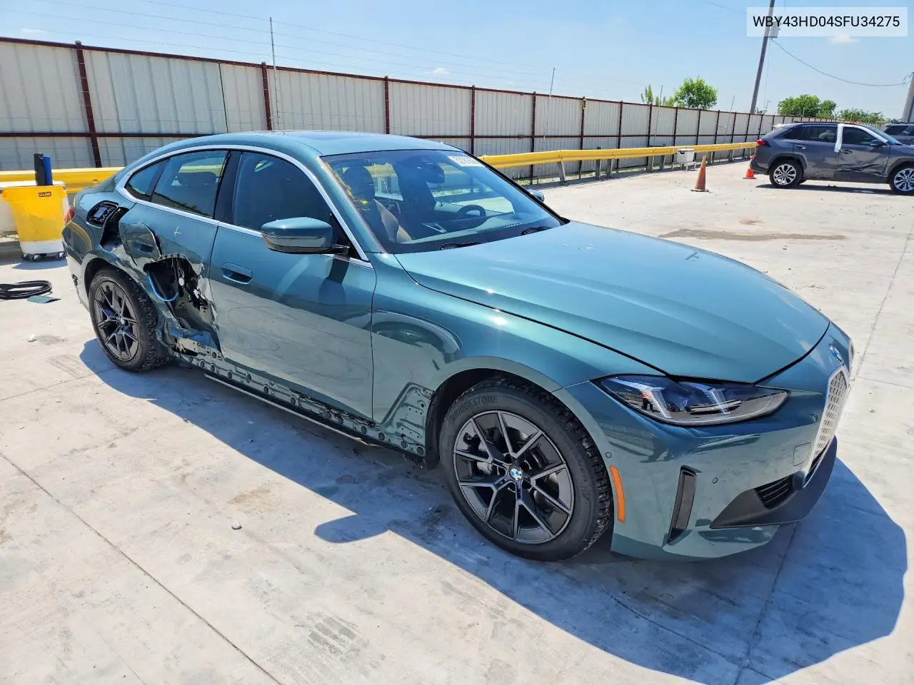 2025 BMW I4 xDrive 40 VIN: WBY43HD04SFU34275 Lot: 53181676