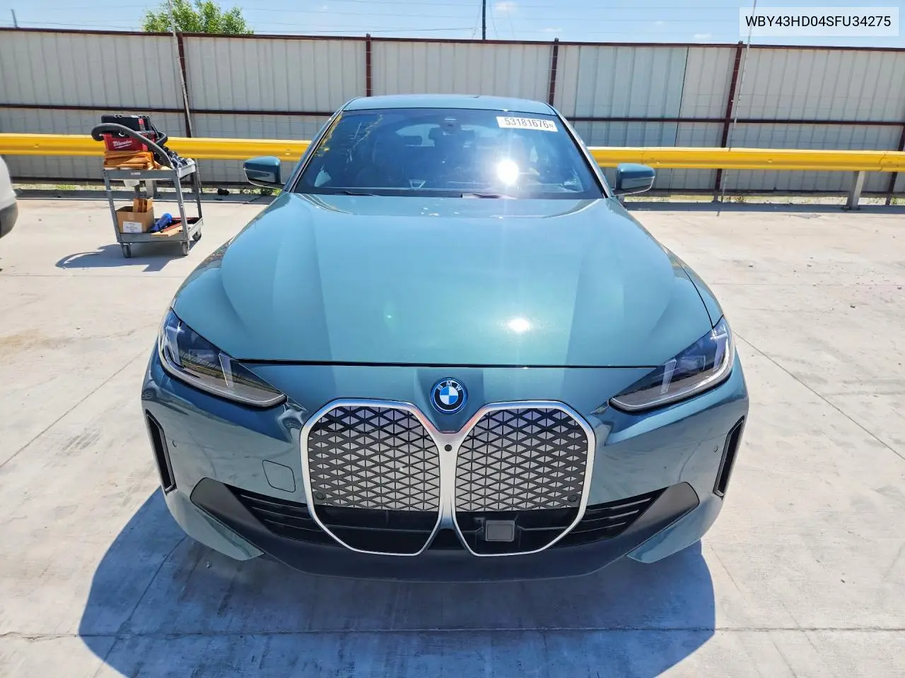 2025 BMW I4 xDrive 40 VIN: WBY43HD04SFU34275 Lot: 53181676