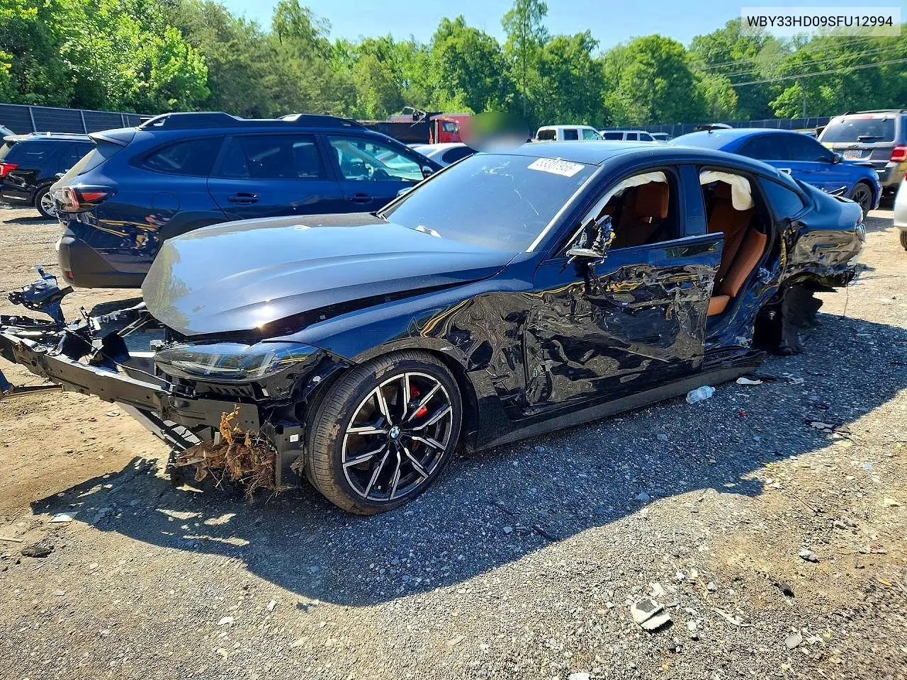 2025 BMW I4 M50 VIN: WBY33HD09SFU12994 Lot: 53307956