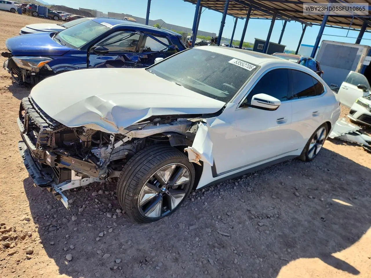 2025 BMW I4 Edrive 40 VIN: WBY23HD05SFU10865 Lot: 53552706