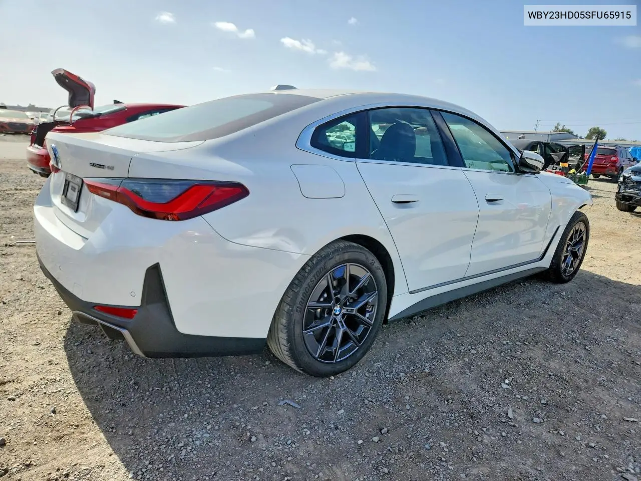 2025 BMW I4 Edrive 40 VIN: WBY23HD05SFU65915 Lot: 53734326
