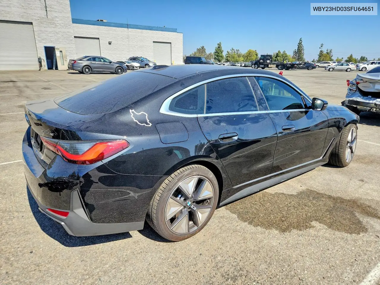 2025 BMW I4 Edrive 40 VIN: WBY23HD03SFU64651 Lot: 55809586