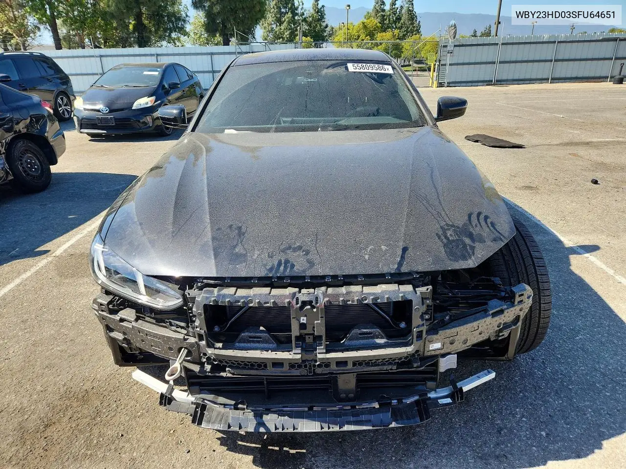 2025 BMW I4 Edrive 40 VIN: WBY23HD03SFU64651 Lot: 55809586