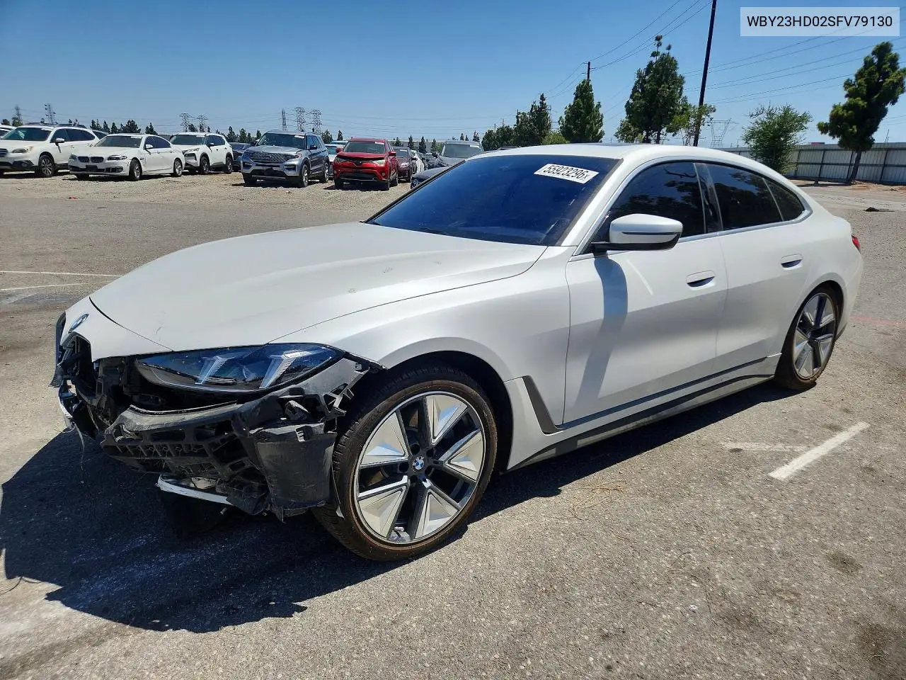 2025 BMW I4 Edrive 40 VIN: WBY23HD02SFV79130 Lot: 55923296