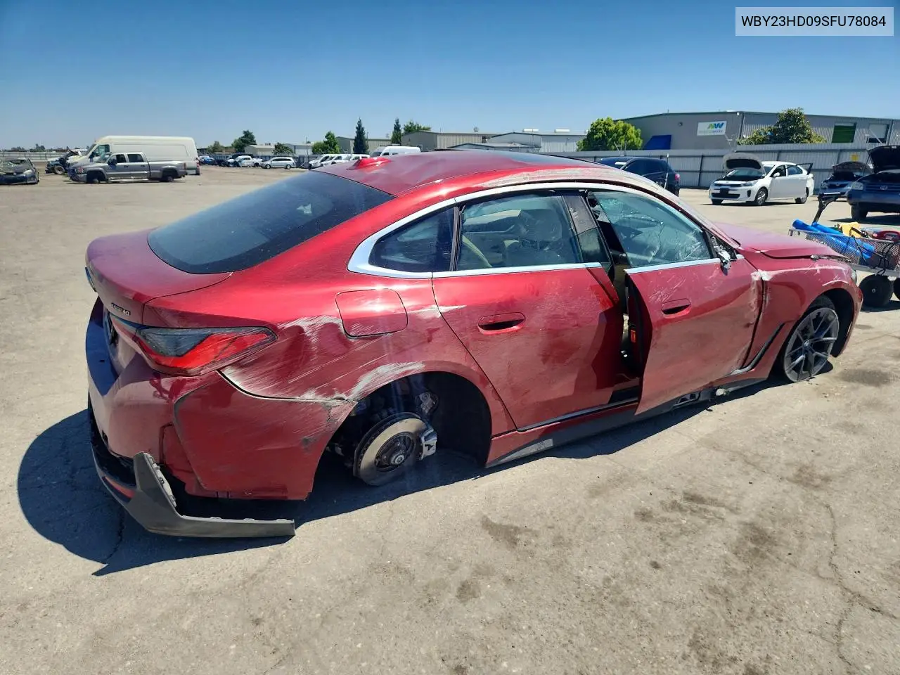 2025 BMW I4 Edrive 40 VIN: WBY23HD09SFU78084 Lot: 56729826