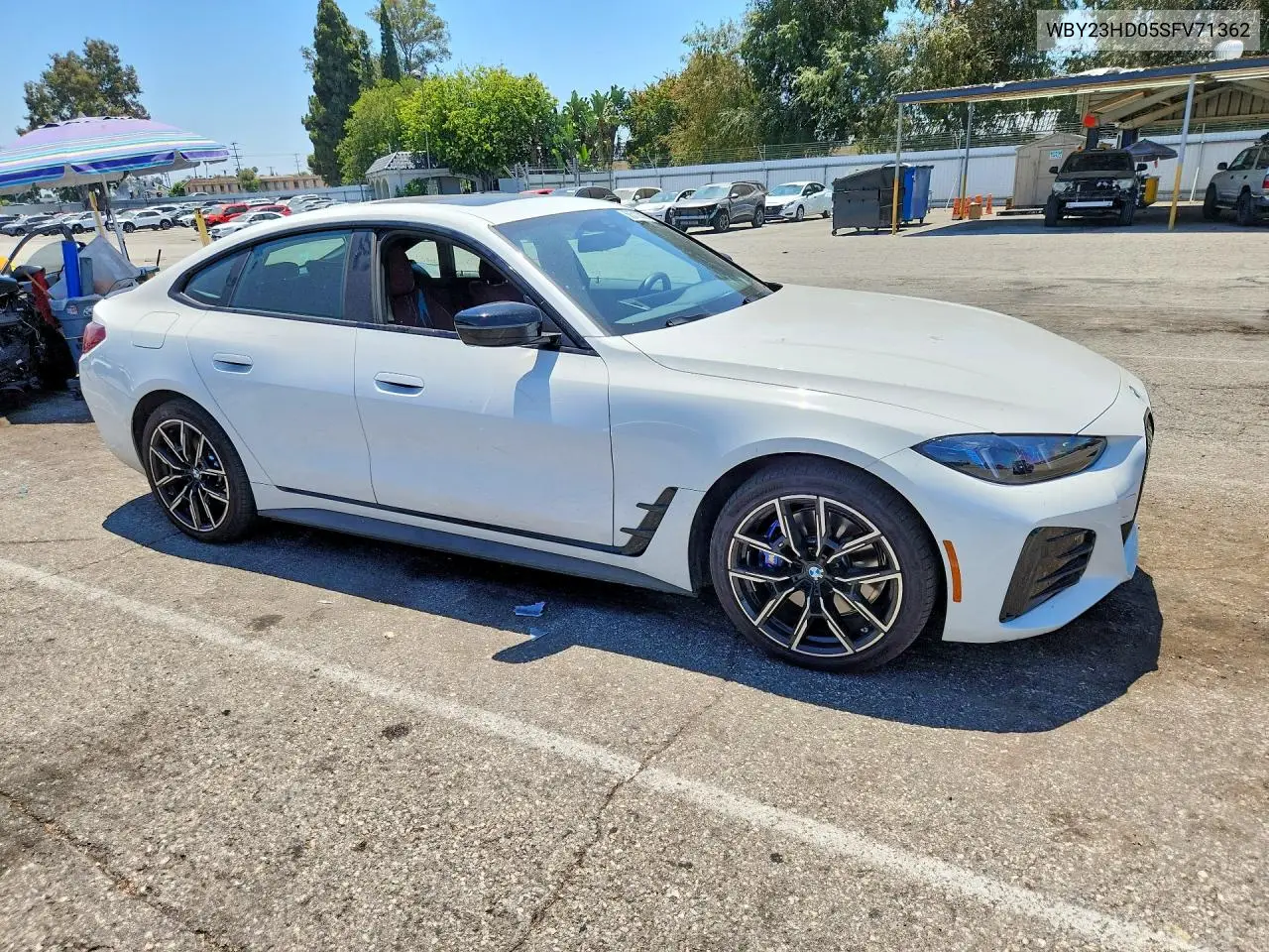 2025 BMW I4 Edrive 40 VIN: WBY23HD05SFV71362 Lot: 58312216