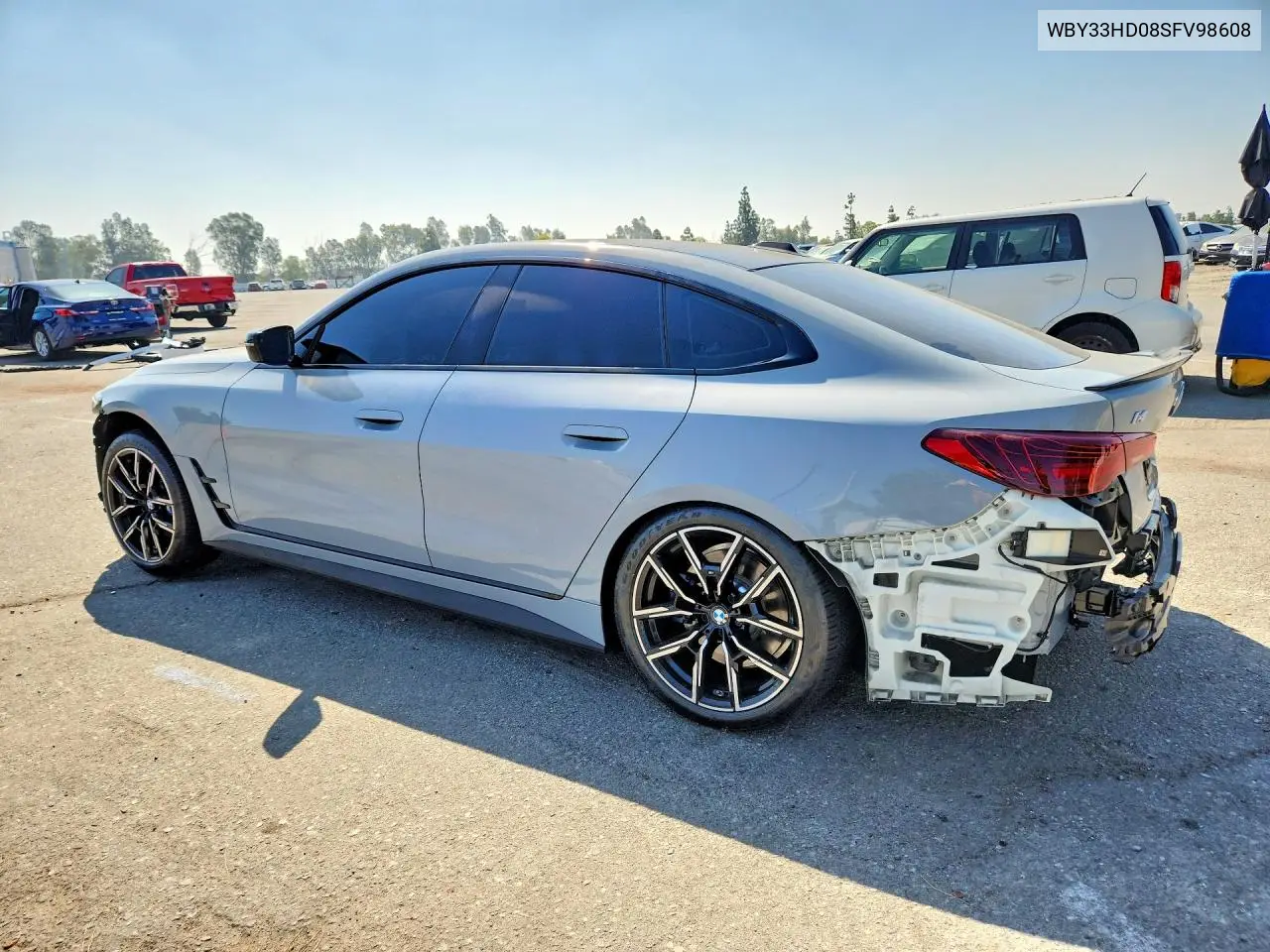 2025 BMW I4 M50 VIN: WBY33HD08SFV98608 Lot: 58421286