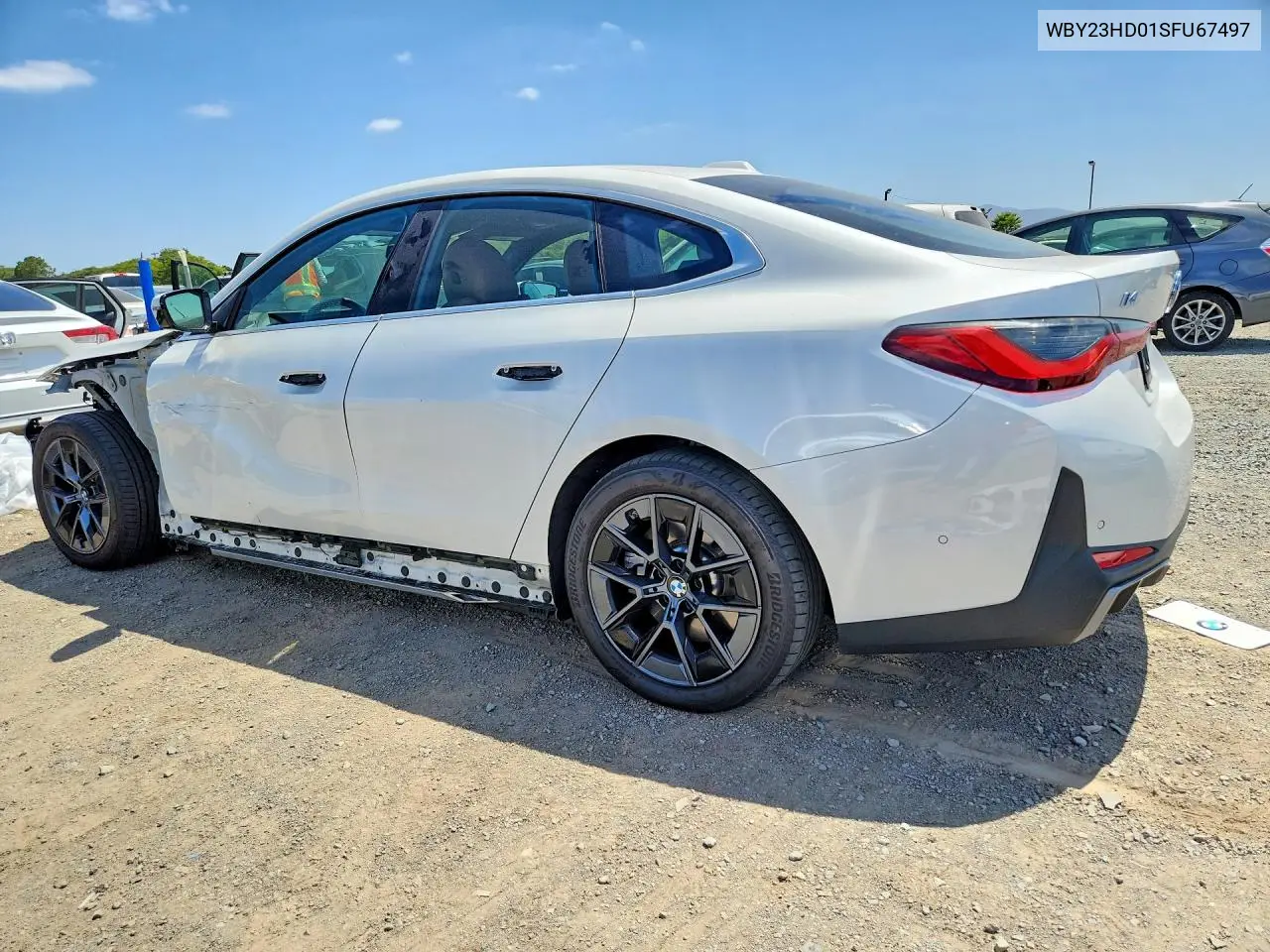 2025 BMW I4 Edrive 40 VIN: WBY23HD01SFU67497 Lot: 59013836