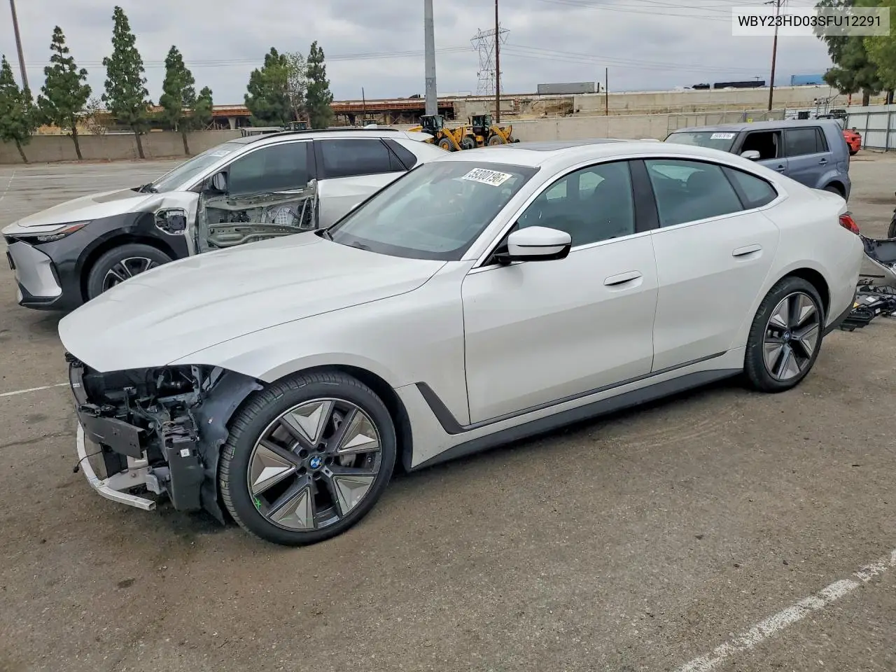 2025 BMW I4 Edrive 40 VIN: WBY23HD03SFU12291 Lot: 59300196