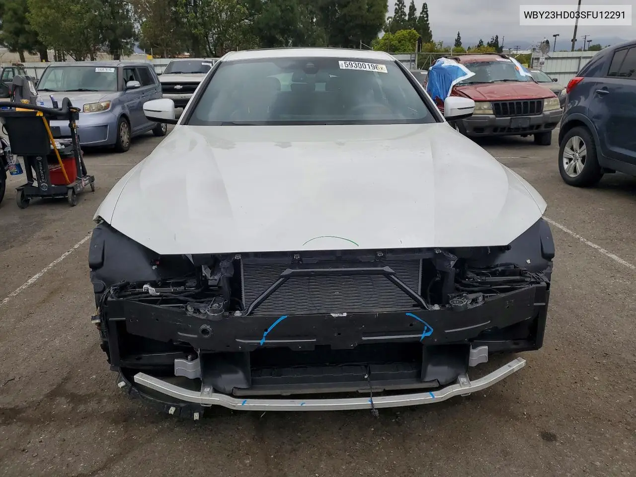 2025 BMW I4 Edrive 40 VIN: WBY23HD03SFU12291 Lot: 59300196