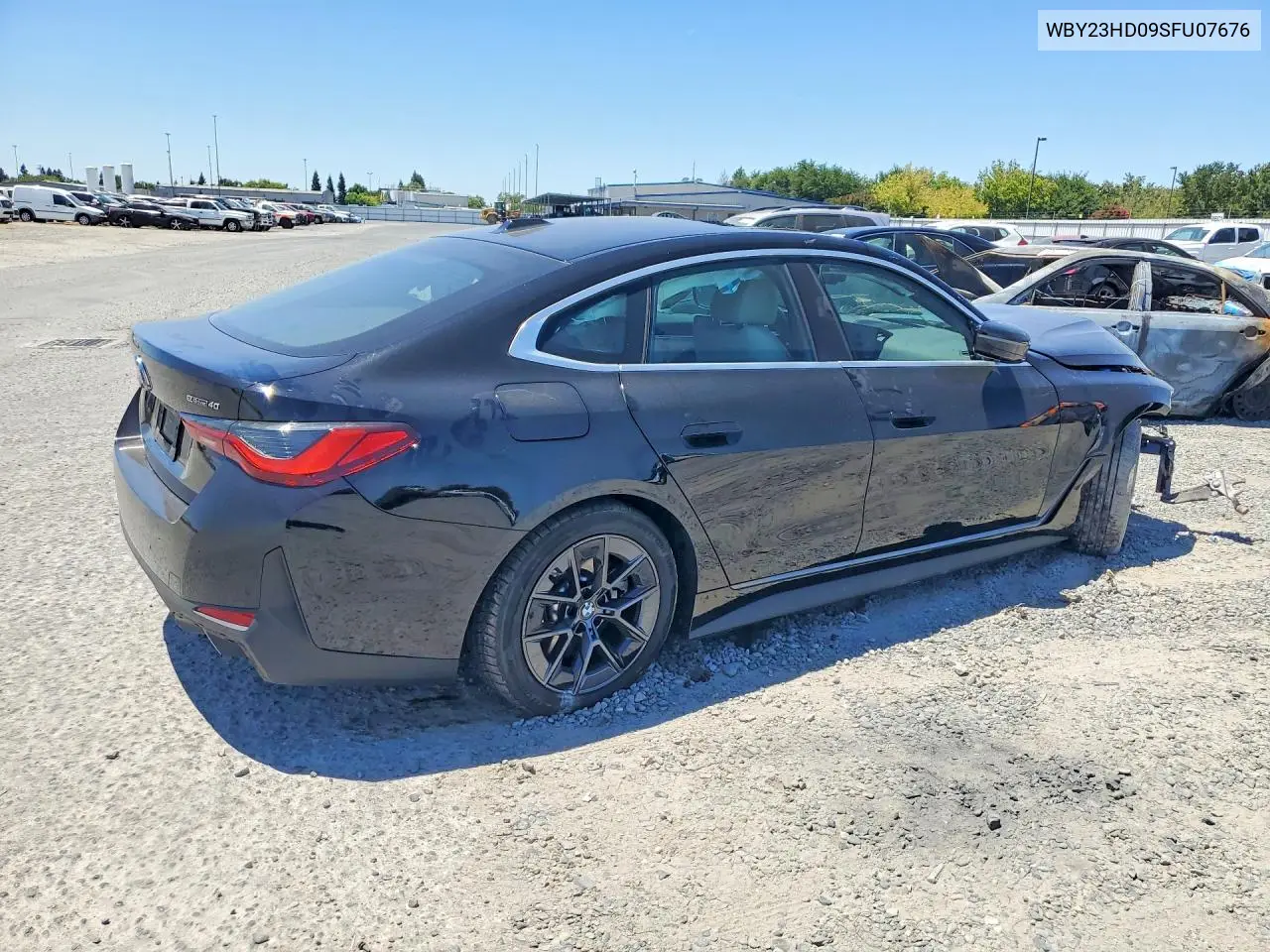 2025 BMW I4 Edrive 40 VIN: WBY23HD09SFU07676 Lot: 59920256