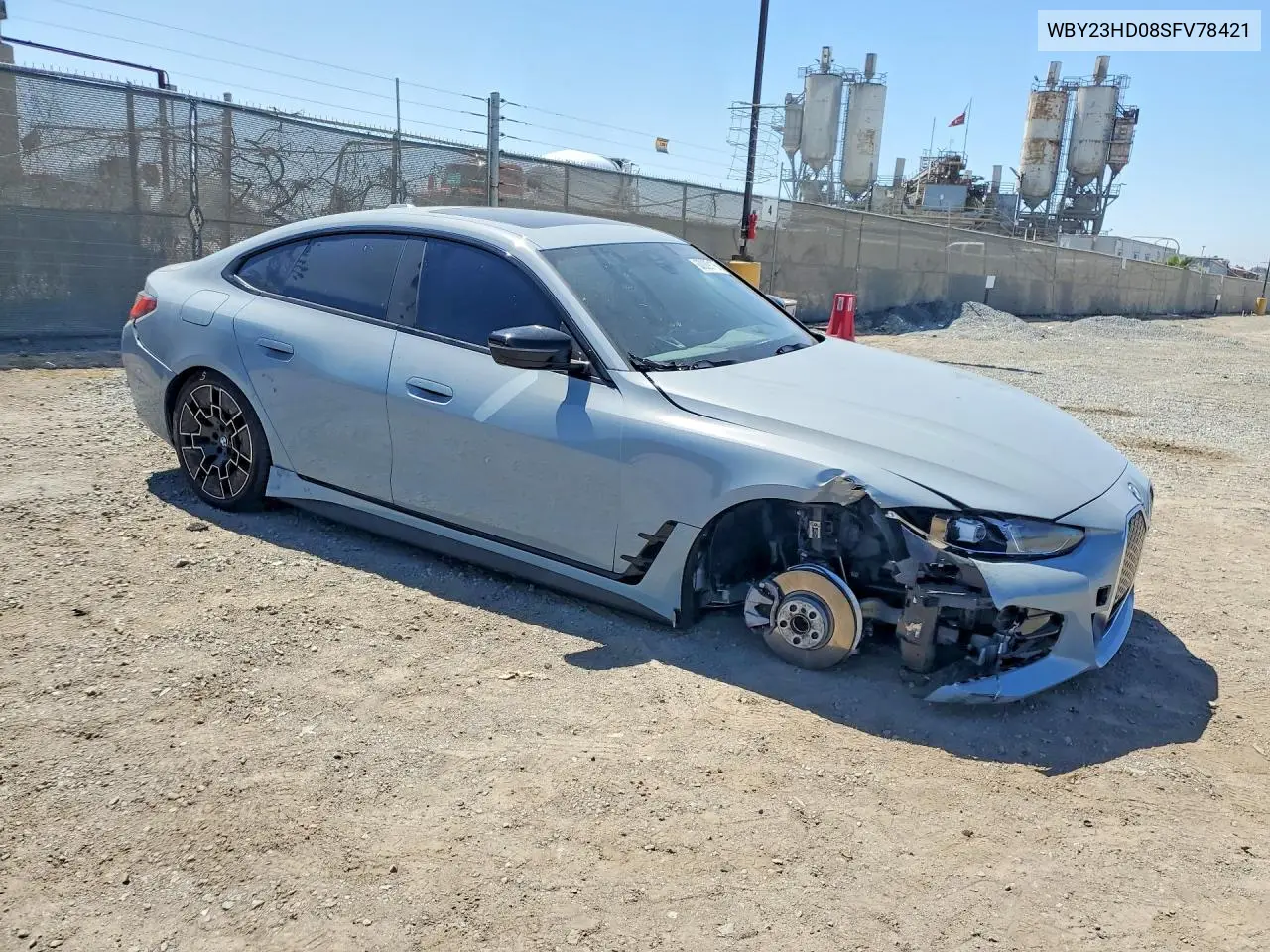 2025 BMW I4 Edrive 40 VIN: WBY23HD08SFV78421 Lot: 60089176