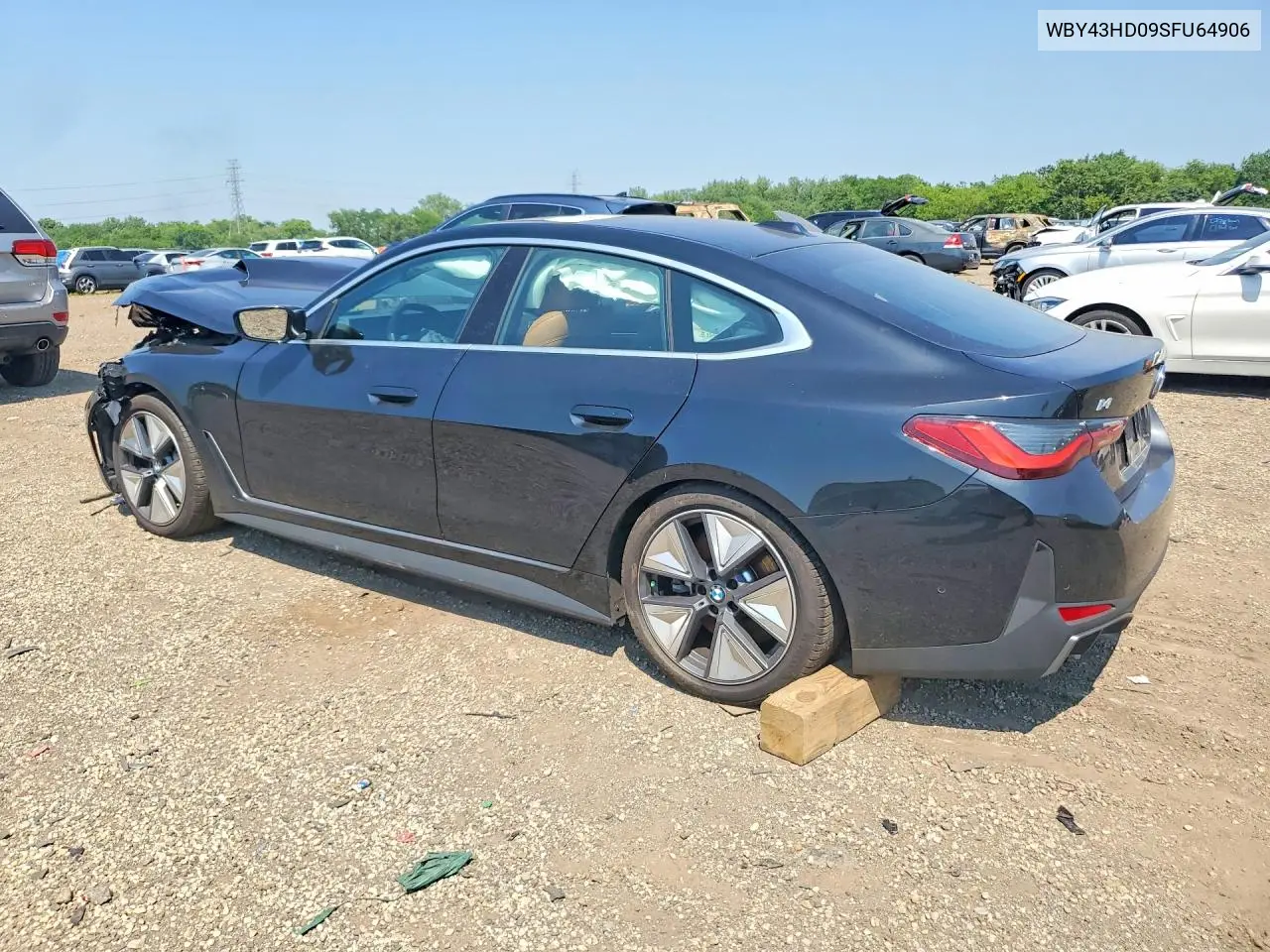 2025 BMW I4 xDrive 40 VIN: WBY43HD09SFU64906 Lot: 60702486