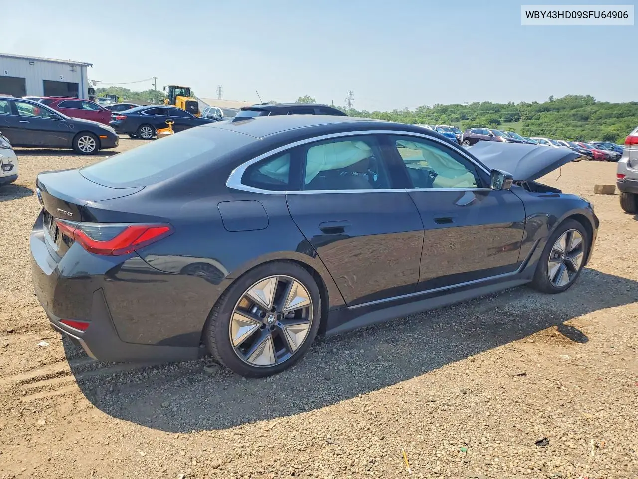 2025 BMW I4 xDrive 40 VIN: WBY43HD09SFU64906 Lot: 60702486