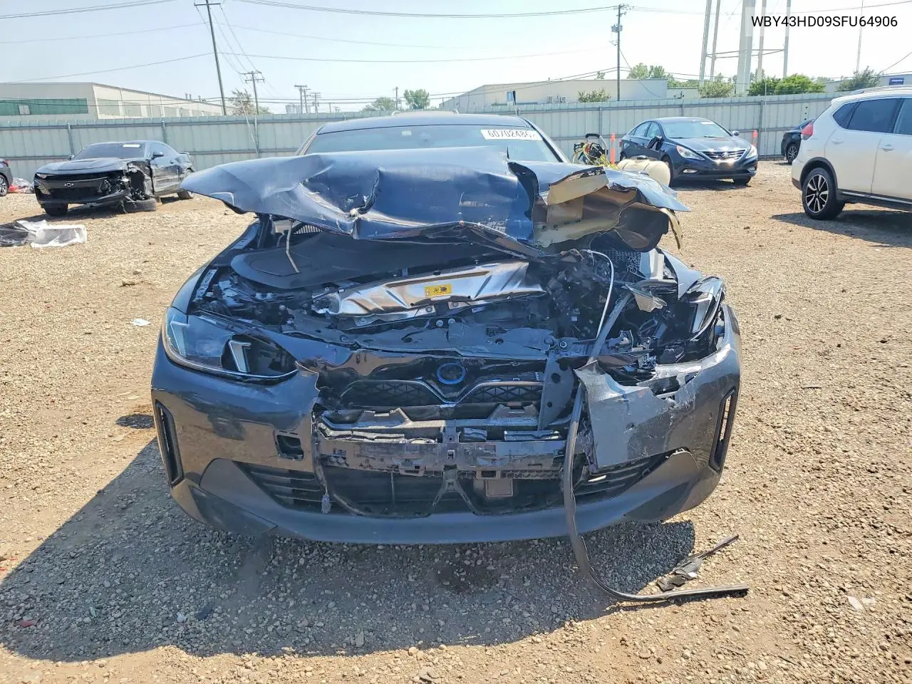 2025 BMW I4 xDrive 40 VIN: WBY43HD09SFU64906 Lot: 60702486