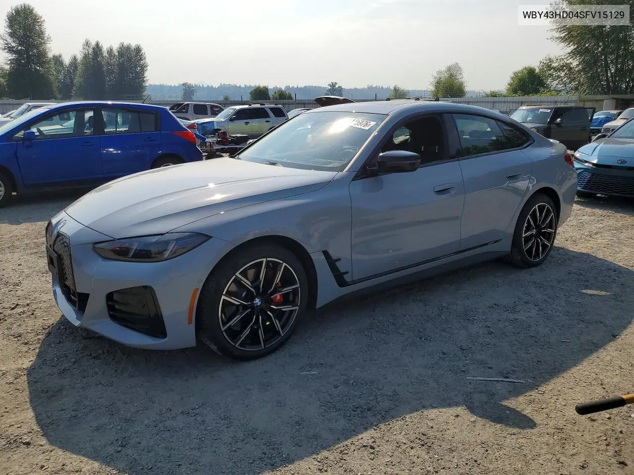 2025 BMW I4 xDrive 40 VIN: WBY43HD04SFV15129 Lot: 61125976
