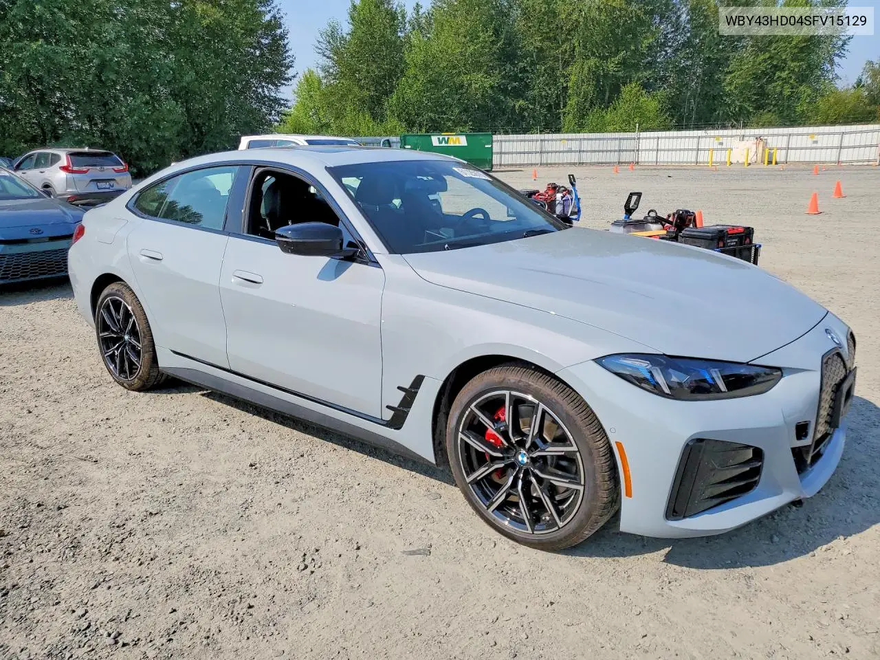 2025 BMW I4 xDrive 40 VIN: WBY43HD04SFV15129 Lot: 61125976