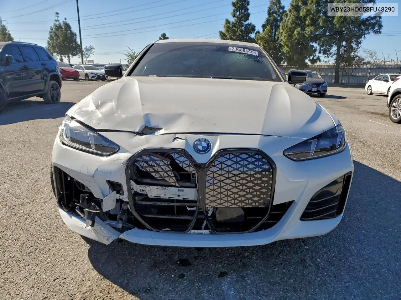 2025 BMW I4 Edrive 40 VIN: WBY23HD05SFU48290 Lot: 73688645