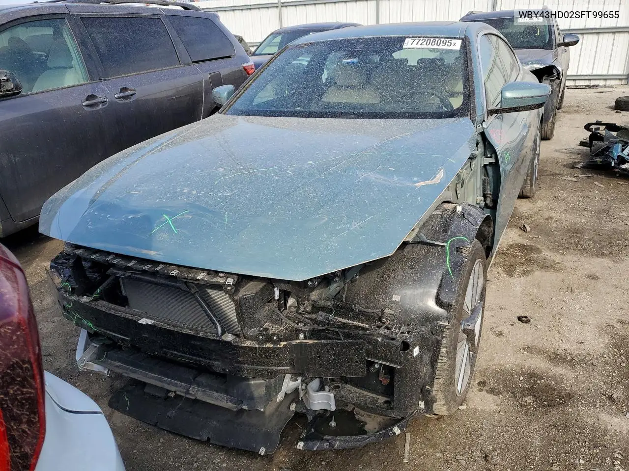 2025 BMW I4 xDrive 40 VIN: WBY43HD02SFT99655 Lot: 77208095