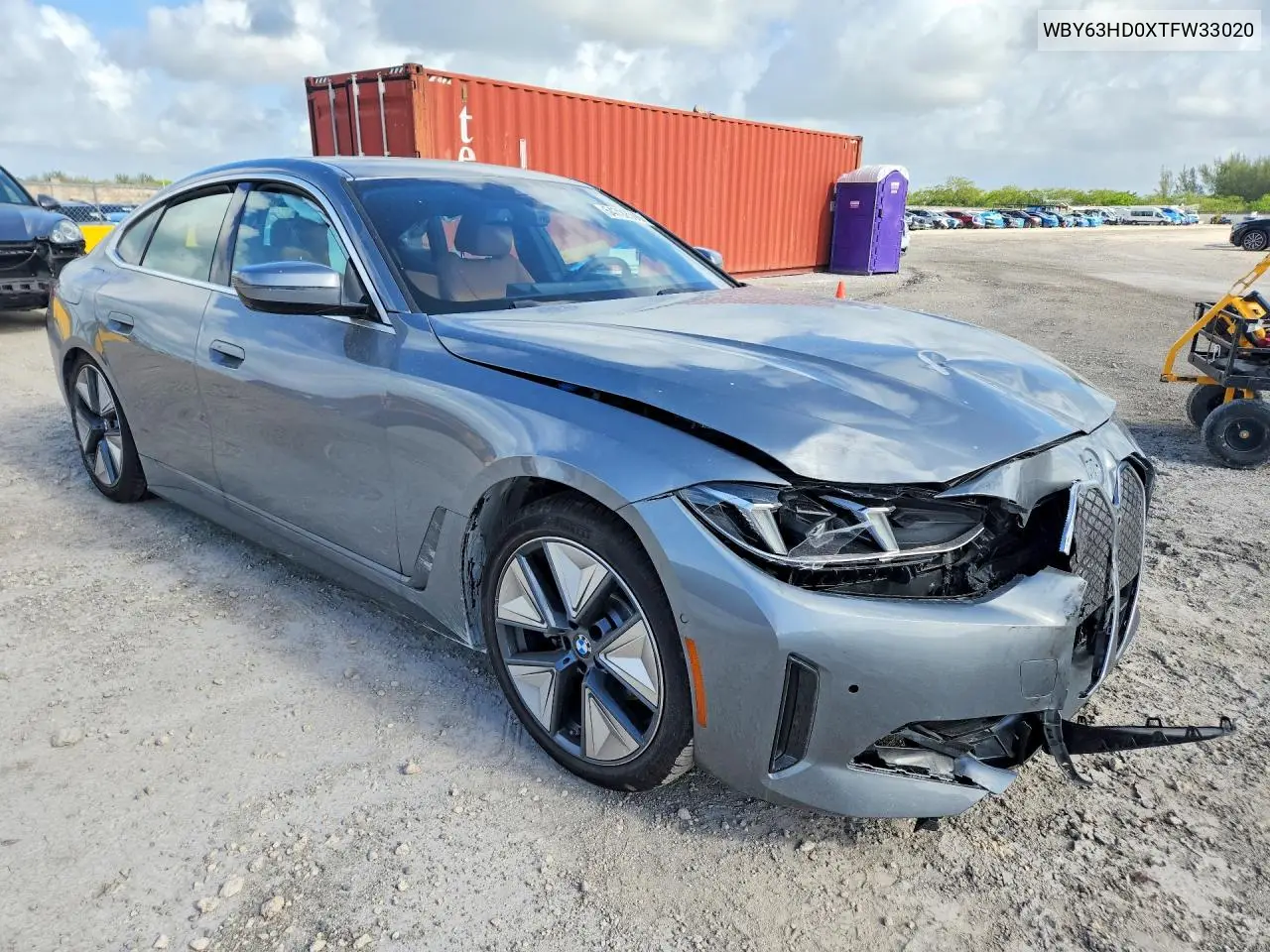 2026 BMW I4 Edrive 40 VIN: WBY63HD0XTFW33020 Lot: 54732566