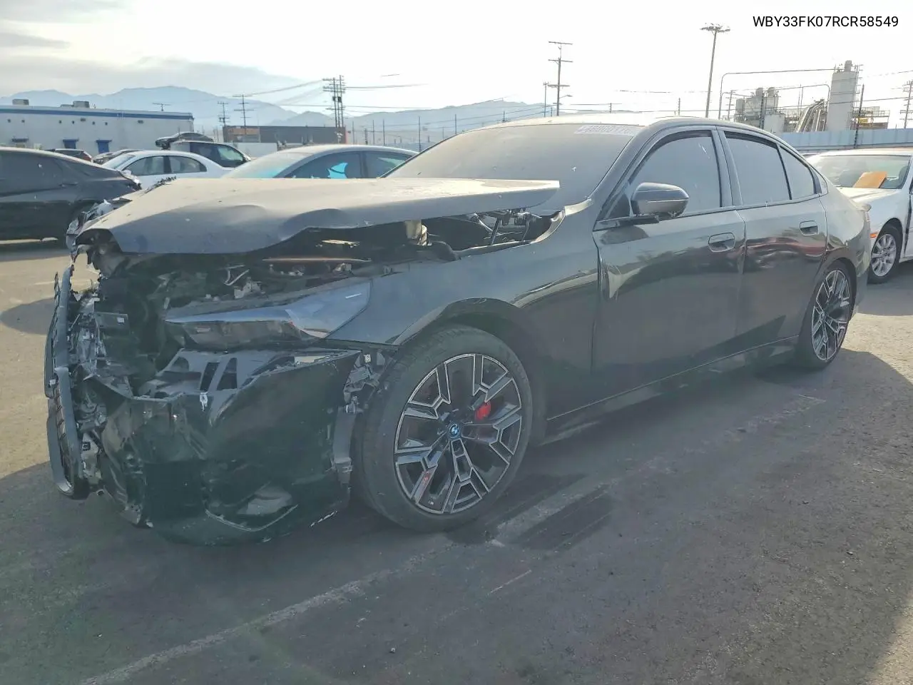2024 BMW I5 Edrive 40 VIN: WBY33FK07RCR58549 Lot: 48000176