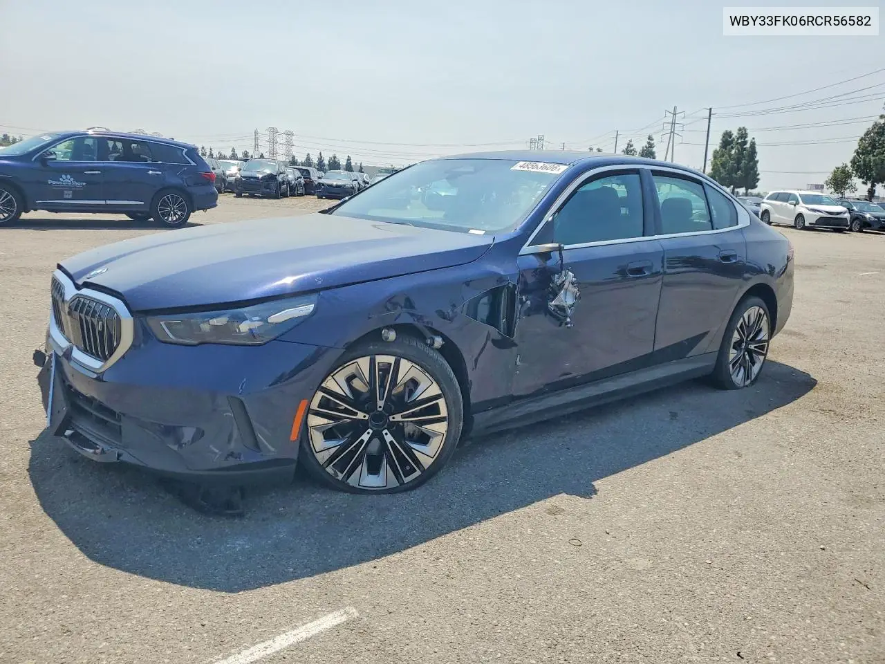 2024 BMW I5 Edrive 40 VIN: WBY33FK06RCR56582 Lot: 48563606