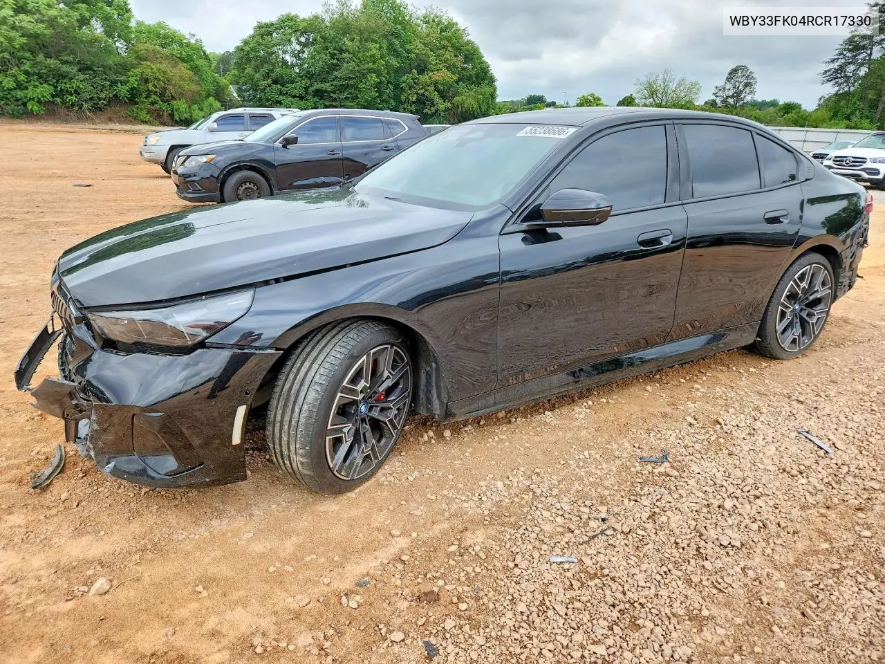 2024 BMW I5 Edrive 40 VIN: WBY33FK04RCR17330 Lot: 55238686