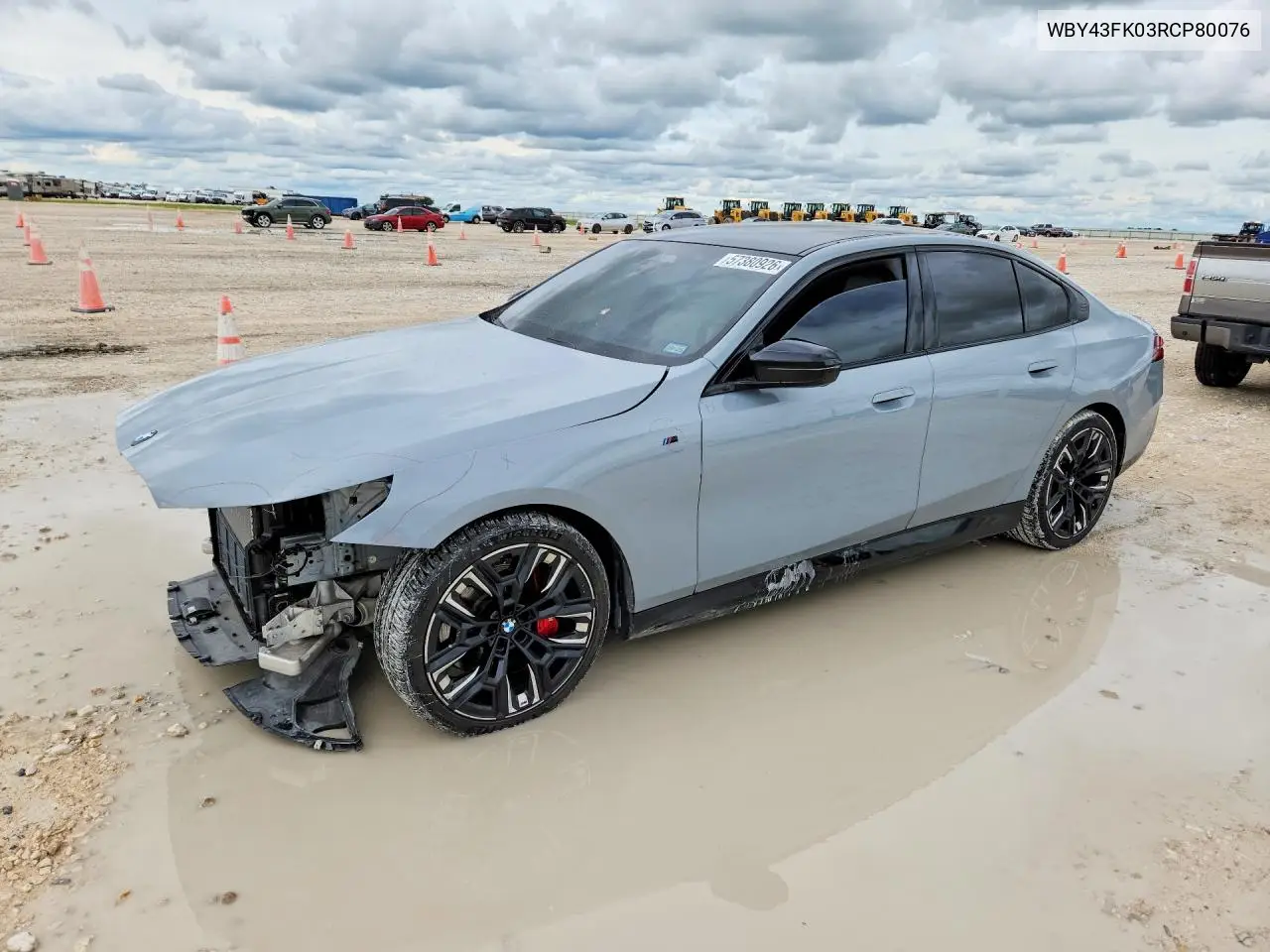 2024 BMW I5 M60 VIN: WBY43FK03RCP80076 Lot: 57380926