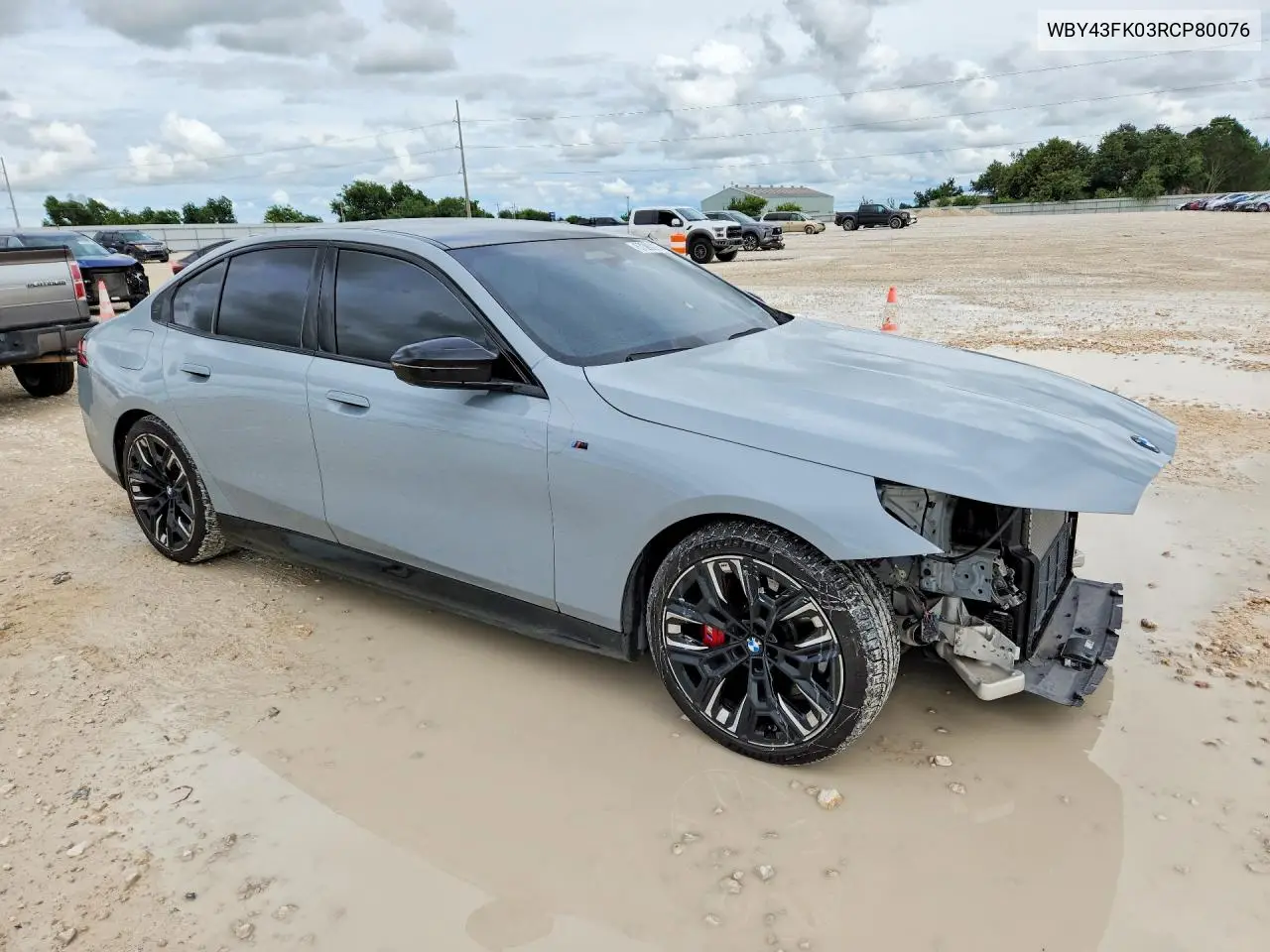 2024 BMW I5 M60 VIN: WBY43FK03RCP80076 Lot: 57380926