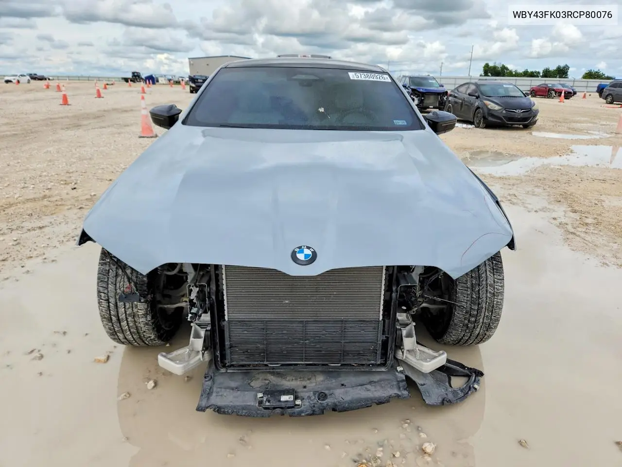 2024 BMW I5 M60 VIN: WBY43FK03RCP80076 Lot: 57380926