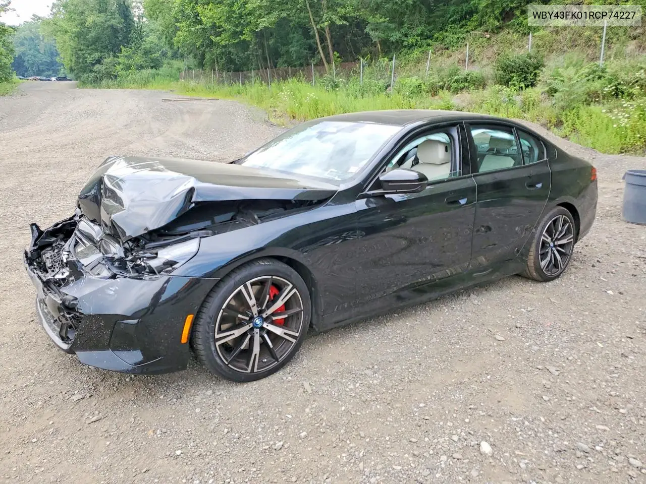 2024 BMW I5 M60 VIN: WBY43FK01RCP74227 Lot: 60688376