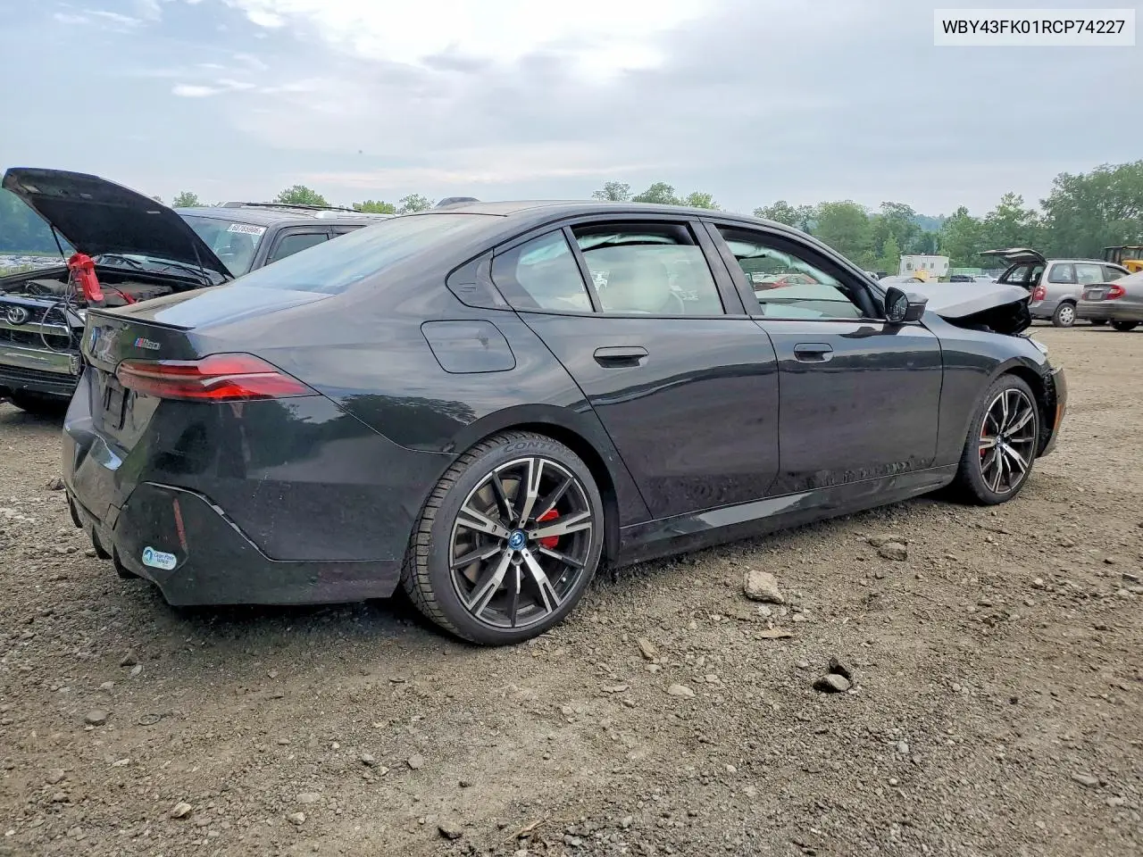 2024 BMW I5 M60 VIN: WBY43FK01RCP74227 Lot: 60688376