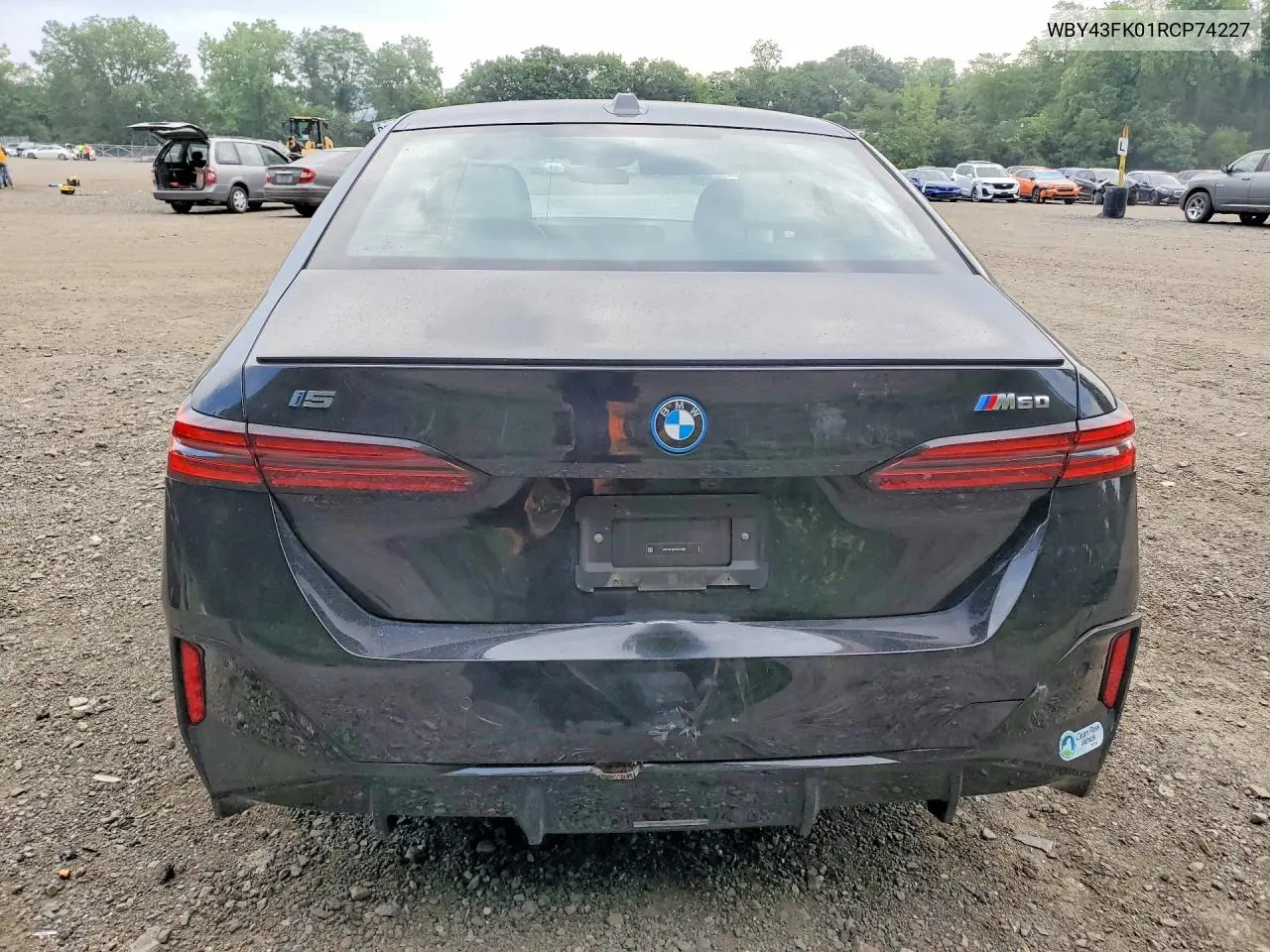 2024 BMW I5 M60 VIN: WBY43FK01RCP74227 Lot: 60688376