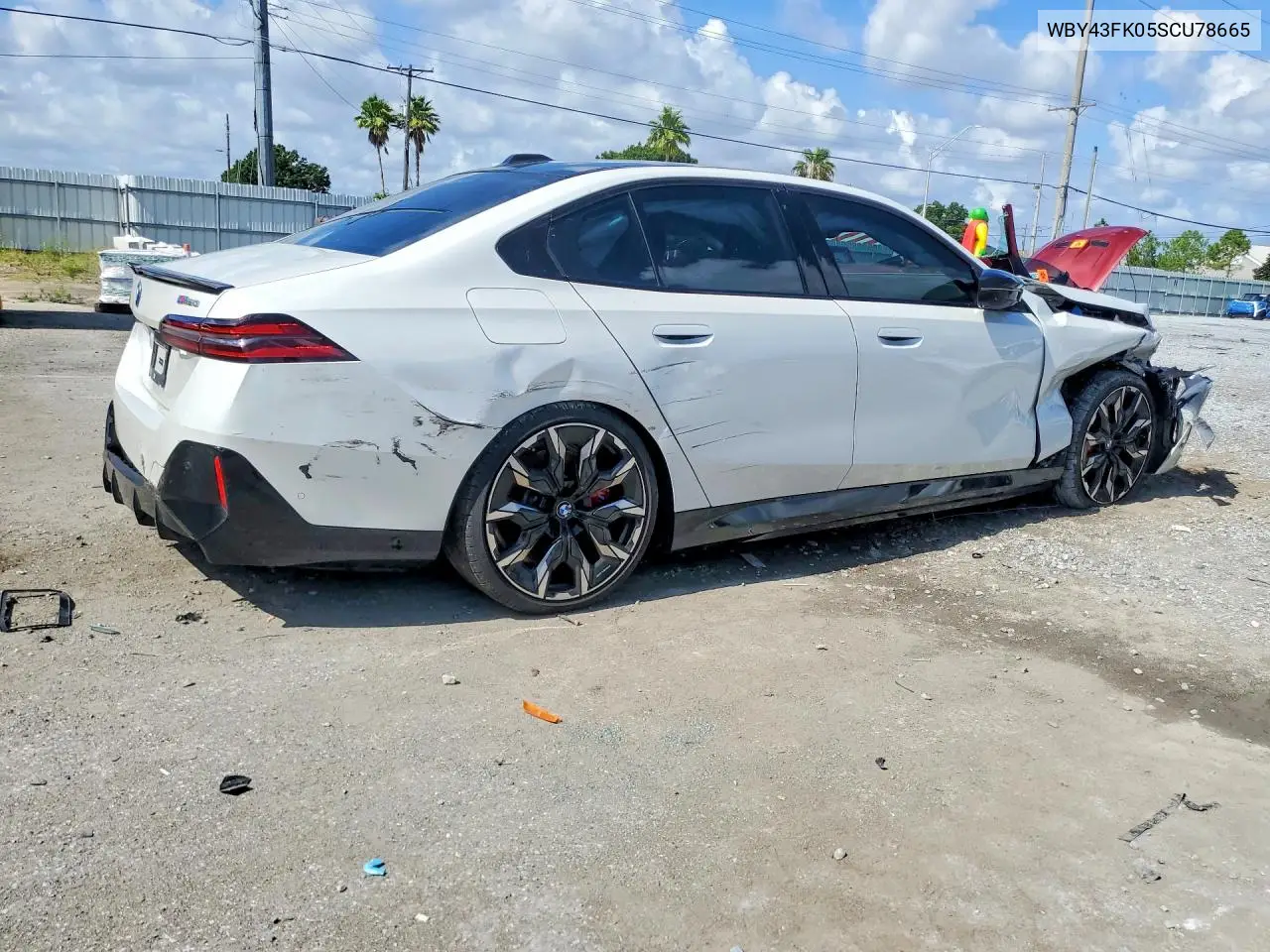 2025 BMW I5 M60 VIN: WBY43FK05SCU78665 Lot: 59377476