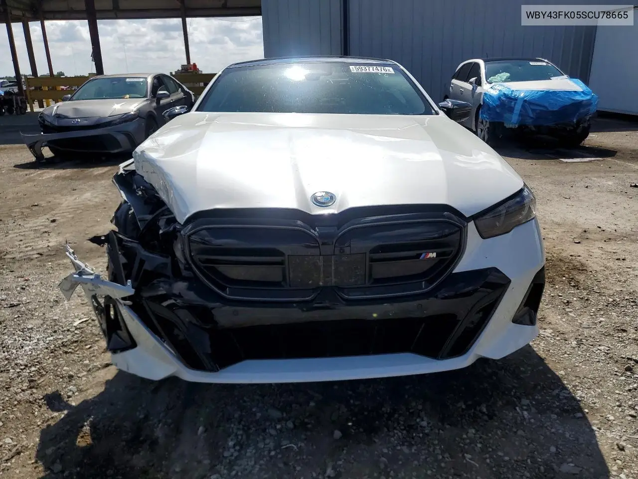 2025 BMW I5 M60 VIN: WBY43FK05SCU78665 Lot: 59377476