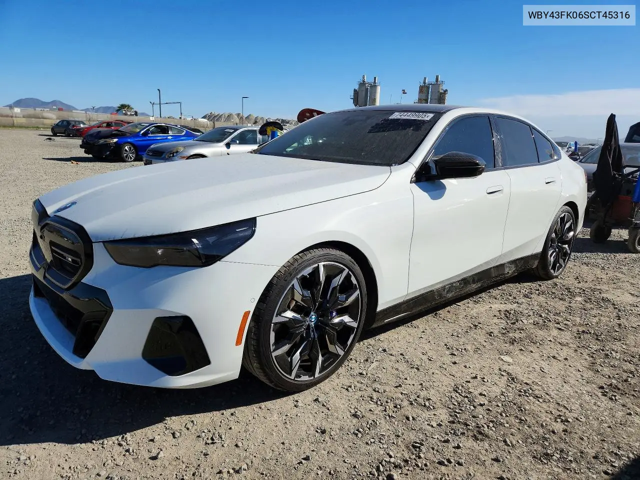 2025 BMW I5 M60 VIN: WBY43FK06SCT45316 Lot: 74449905