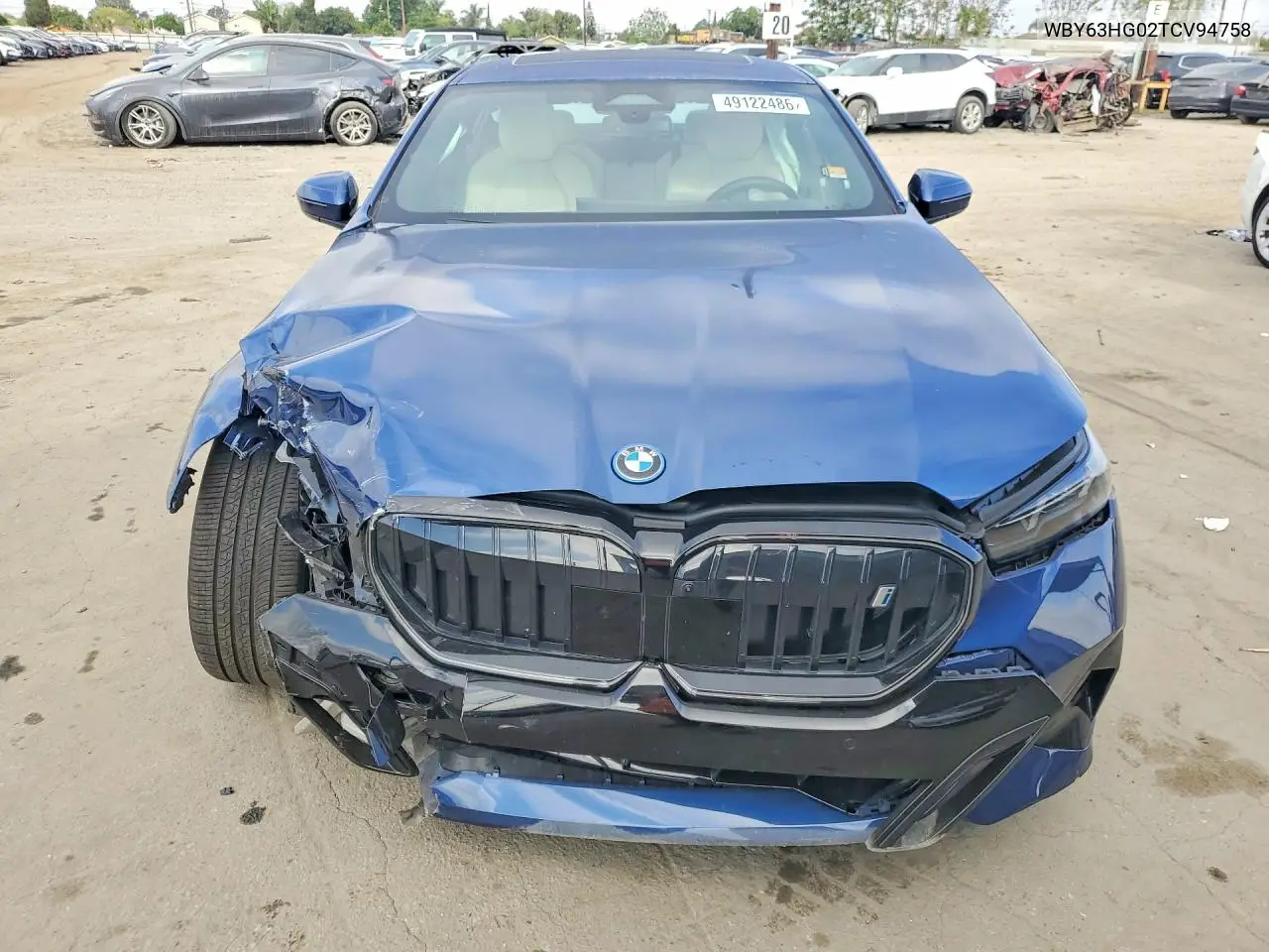 2026 BMW I5 Edrive 40 VIN: WBY63HG02TCV94758 Lot: 49122486