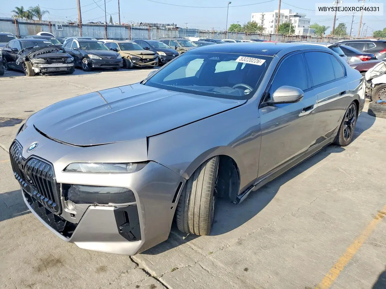 2024 BMW I7 xDrive60 VIN: WBY53EJ0XRCP46331 Lot: 53220226