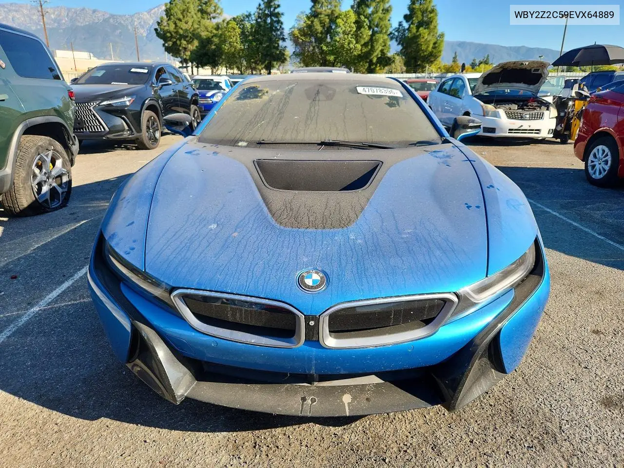 2014 BMW I8 VIN: WBY2Z2C59EVX64889 Lot: 47078396