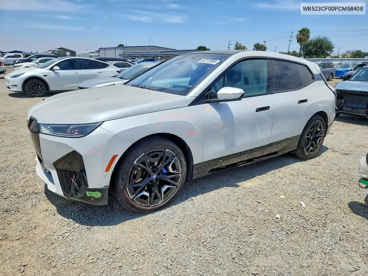 2023 BMW Ix xDrive50 VIN: WB523CF00PCM58408 Lot: 56713696