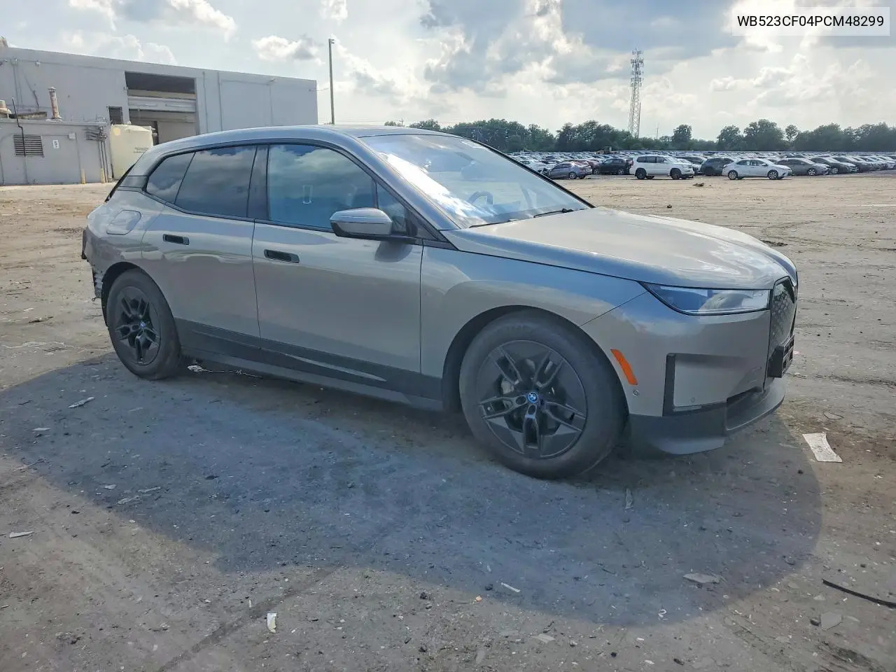 2023 BMW Ix xDrive50 VIN: WB523CF04PCM48299 Lot: 58883536