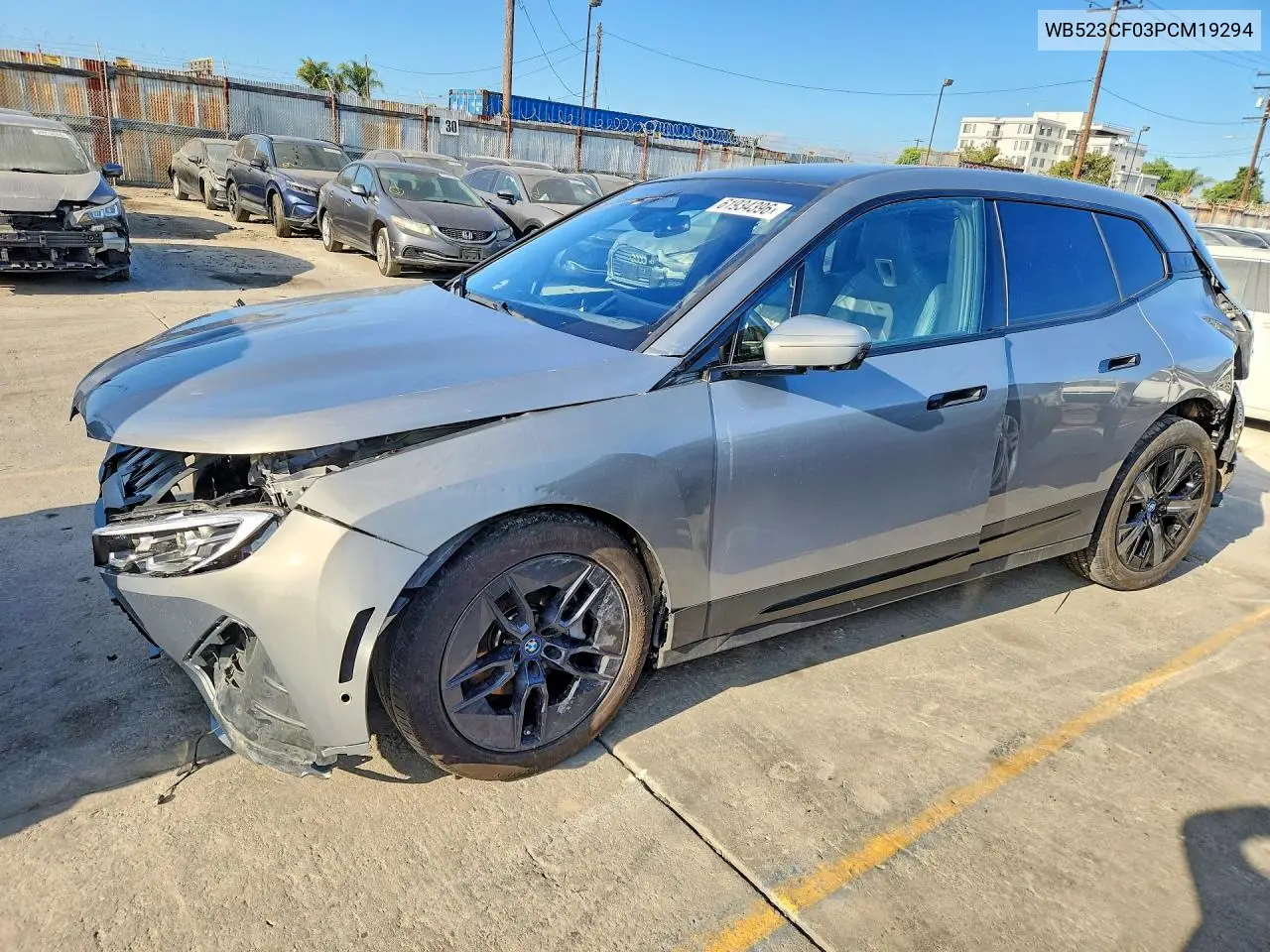 2023 BMW Ix xDrive50 VIN: WB523CF03PCM19294 Lot: 61934396