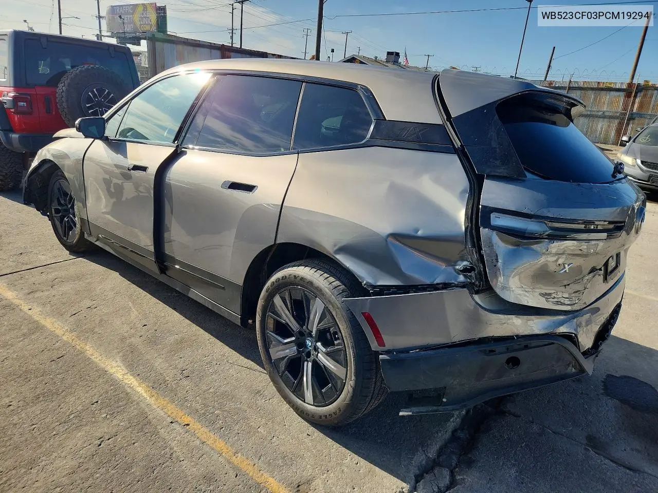 2023 BMW Ix xDrive50 VIN: WB523CF03PCM19294 Lot: 61934396