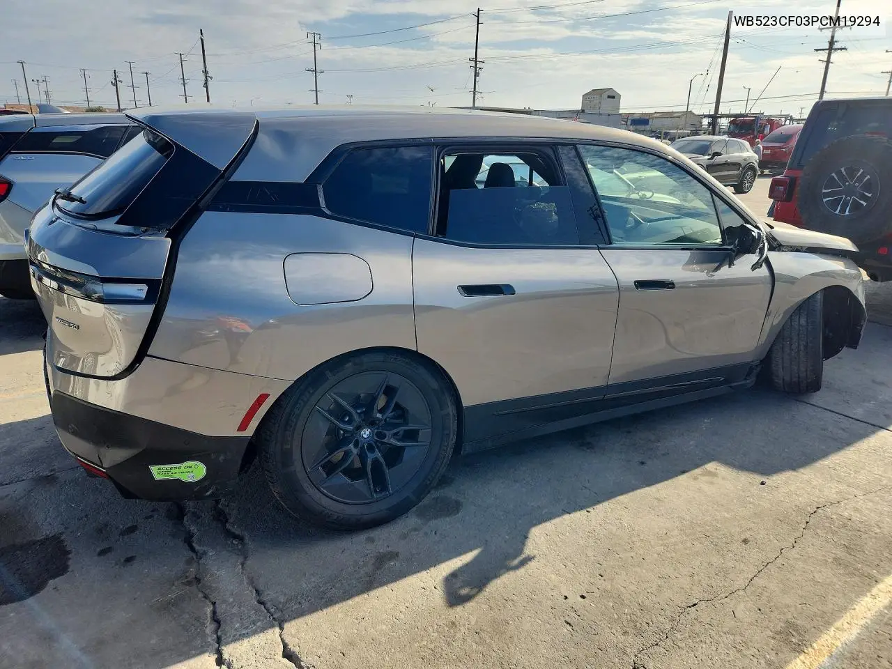 2023 BMW Ix xDrive50 VIN: WB523CF03PCM19294 Lot: 61934396