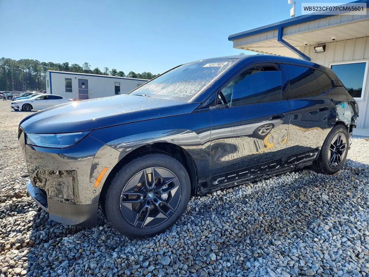 2023 BMW Ix xDrive50 VIN: WB523CF07PCM65601 Lot: 74547905
