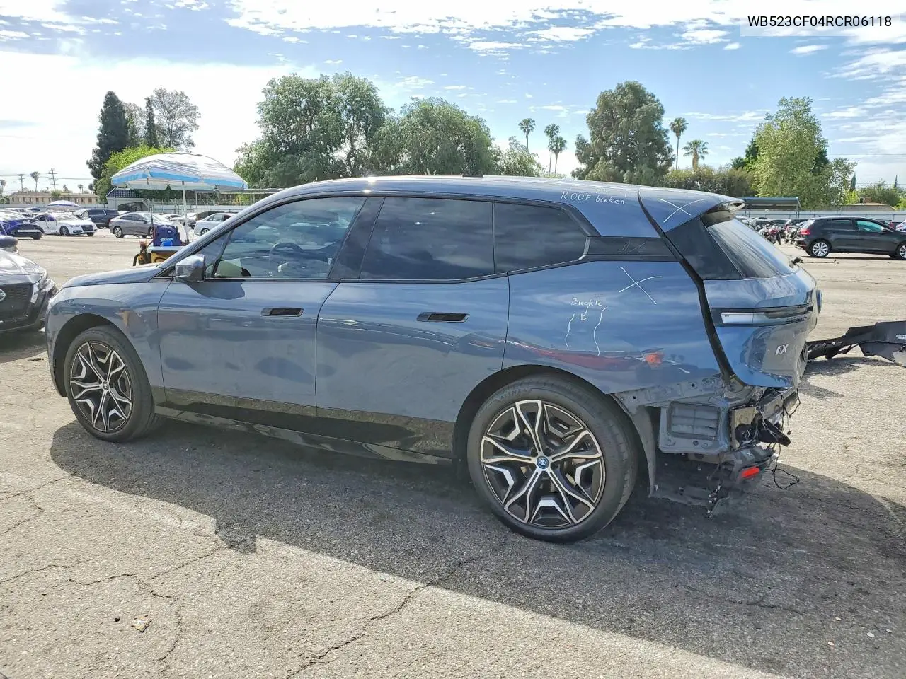 2024 BMW Ix xDrive50 VIN: WB523CF04RCR06118 Lot: 48138956