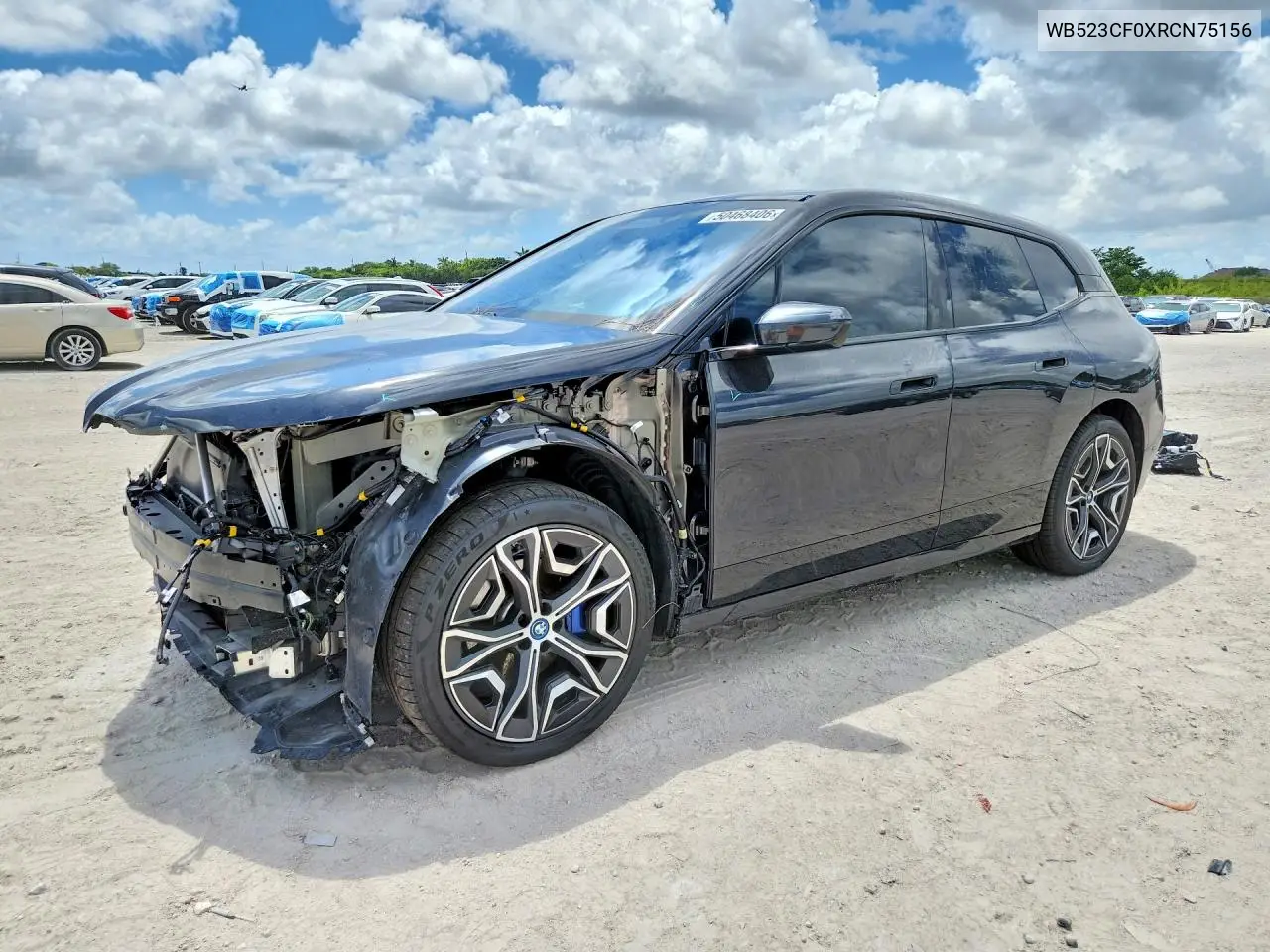 2024 BMW Ix xDrive50 VIN: WB523CF0XRCN75156 Lot: 50468406